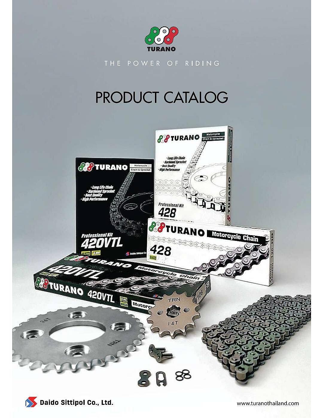 TURANO โซ่มอเตอร์ไซค์คุณภาพสูง วางจำหน่ายแล้วที่ Dr. Bike Clinic